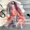 Scarves Silk Scarf Women Fashion Shawls And Wraps Lady Travel Pashmina High Quality polyester Scarves Winter Neck Wram Bandana 230823