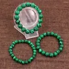 Bracelets à maillons 6/8/10/12mm Bracelet Malachite vert naturel hommes Yoga perles d'énergie de guérison bracelets élastiques charme bijoux faits à la main pour les femmes
