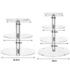 Bakeware Tools 1 Set Easy Installation Smooth Edge Cupcake Holding Multi Layers Holder Stand Wedding Supplies