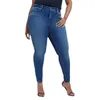 Jeans femminile per donne y2k ins da ragazzo vestiti vintage ad alta vita ad ananca slim fit pantaloni in denim in denim sexy bodycon strappato