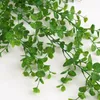 Dekoracyjne kwiaty zielone liście bluszcz sztuczna roślina eukaliptus winor