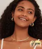 Small Coarse Gold Earring Set | 14K Gold Plated Thick Huggie Earring Set | Women's Gold Ring Earrings