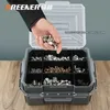 GREENERY Storage Box Multifunctional Plastic Hardware Tool Parts Box household sorting Box Batch Head Small Screw Accessories HKD230823