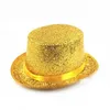 Sequins Top Hat Women Men Hip-hop Dance Performance Jazz Hats Masquerade Theater Props Cosplay Party Accessories Christmas HKD230823