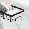 Kitchen Storage Sink Organizer Dish Cloth Sponges Holder With 2Hooks Caddy Liquid Drainer Faucet Rack Iron Shelf