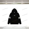 xinxinbuy Men women designer Sweatshirt paris Letter embroidery sweater green gray blue black white XS-2XL