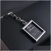 Key Rings 2000Pcs P O Frame Round Heart Apple Oval Rhombus Shape Metal Alloy Chain Keychain Keyring Car Keychains Couples Gift Drop Otcmx