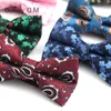 Neck Ties Brand Mens Bowtie Classic Paisley Bow Tie Business Wedding Shirts Polyester Bowknot For Men Cravats Accessories 230824