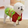 Hondenkleding winterdierenkleding voor kleine honden fleece bewaar warme kleding jas jas trui kostuum kerstmis