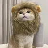 猫の衣装面白いペット服キャップかわいいウィッグライオンマネコスチュームコスプレ子猫犬の帽子を耳と