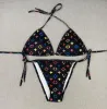 Costume da bagno donna estivo sexy bikini a due pezzi per donna costume da bagno estivo sexy con lettere moda costumi da bagno multi stile