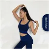 Yoga Outfit Sexy Snake Pattern Peach Hip Clothes Ladies Sports Bra Pants Seamless Suit Drop Delivery Outdoors Fitness Supplies Dhbl2