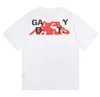 Designer Summer Short Short Short Tshirt Magni da uomo Gallerie T-Shirt T-Shirt T-Shirts Black White Fashi