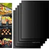 Kochutensilien Nicht-Stick BBQ Grill Mat 40*33 cm Backmatten BBQ-Werkzeuge Kochen Grillbogen Wärmefestigkeit leicht gereinigt Küchenwerkzeuge LT511