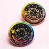 Brooches The Original Color Wheel Palette Brooch Designer Card Enamel Pin Visual Badge Jewelry Gift Drop Delivery