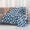 Blankets Lattice Throw Blanket Blue Yellow Green Pattern for Kids Boys Girls Birthday Gift for Bed Couch Sofa Blanket Soft R230824