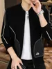 Herentruien van topkwaliteit Autummerk Fashion Brearwear Slim Fit gebreide Cardigan Men Japanse Sweater Casual Coats Jacket Mens kleding B59