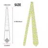 PASCHE TIE DELLA LEMON FLOORE UNISEX NOCKTIE SLINE POLYESTER 8 CM TERRA CORCHIO DI FRUTTO STREZZA PER UN ACCESSORI ACCESSORI CRAVAT CARAVE PROPEGI