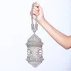 Evening Bags DOYUTIG Indian Style Women's Handmade Beaded Metal Clutches Classical Wedding s Crossbody Beads F692 230823