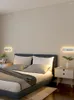 Lampa ścienna inteligentna bezprzewodowa ładowanie sypialni sofa salonu długa dioda LED