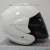 Casques de moto 3 demi-casque blanc brillant hommes et femmes hors route été descente course montagne cross casco capacete