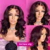 Body Wave Short Bob Wig Transparent 220%density Lace Front Human Hair Wigs for Women PrePlucked Natural Hair Remy Brazilian Wig on Sale