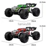 سيارة كهربائية/RC CAR 116 SCARE RC CARS 16101 16102 50KMH HIGH RC CARS TOYS FOR BOYS REMOTE CONTROL CAR 24G 4WD OFF ROAD TRACK GIFT X0824