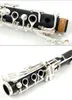 Moresky clarinete bb madeira ébano prata banhado 17 keys granadilla sib klarnet m601