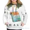 Sudaderas con capucha para hombre y mujer, sudadera divertida con estampado de cigarrillos de Tokio Fiji, sudadera informal con capucha Streatwear