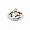 Futbol Pittsburgh Dungle Charms Mix Style DIY Kolye Bilezik Küpe Küpe Snaph Button Steeler Jewelry Accessories8291862