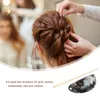 Tabelle Uhren 2pcs Metall Haar Barrettes Brötchen Pferdeschwanzhalter Frauen Accessoire Styling Tools