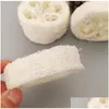 Badborstels Sponzen Scrubbers 1 Inch Natuurlijke Loofah Spons Snijdt Zeep Maken Plakjes Drop Delivery Huis Tuin Badkamer Accessoires Dhuyq