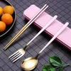 Dinnerware Sets Stainless Steel Spoon Body Forging Portable Tableware Difficult To Scratch Durable Kitchen Teaspoon Set Built In Clip