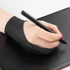 Disposable Gloves 3 Sizes Two Finger Anti-fouling Glove Artist Drawing & Pen Graphic Tablet Pad Household Right Left Hand Black 2023