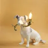 Lampade per pavimenti Italia Resin Lampada cucciolo creativo decorazione per la casa animale in piedi soggiorno camera da letto regalo di compleanno