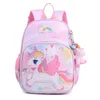 Backpacks Unicorn Backpack For Girls Cartoon Pink Princess School Bags Kids Satchels Kindergarten Bookbag Mochila Infantil Escolar 230823