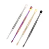 Rainbow Silver Black Gold DAB Tool Roken Accessoires Lang Dabber Tool Tabak Metal Single Smoke For Wax Dry Herb Groothandel