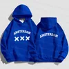 Erkek Hoodies Amsterdam Hoodie Erkekler Unisex Sweatshirt Sıradan Büyük Boy Boyutu Siyah Marka Kaliteli Giyim Sokak Giyim Uzun Kollu