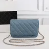 Tasarımcı Omuz Çantası Zinciri Mini Crossbody Yüksek Kaliteli Lambs Hanımlar Omuz Çantası Klasik Flep Akşam Çantası Moda Kadın Çanta Cep Telefon Çantası