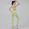 Actieve sets broek beha dames yoga tweedelige set snel droge fitness gym pilates kleding running sportkleding pakken workout ropa mujer