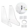 Bath Accessory Set 2pcs Sink Bathroom Acrylic Durable Wash Basin Bathtub Corner Home Water Practical Edge Protective Shower Splash Guard