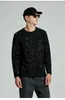 Camisetas masculinas y1803 Cartas de outono Full -Prinsed Street Hip -Hop Long -Sleeved T -shirt Men