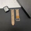 Designer Genuine Leather Apple Watch Band Watch Strap for apple watch ultra series 8 3 4 5 6 7 9 SE Strap Link 38mm 44 mm 45MM 49mm 38 mm 40MM 42mm iwatch Bands Smart Straps