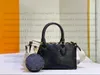 Onthego East West Shopping Onthego Embossed Black Womens Designer Bags Ladies Handbag Purse大容量カジュアルレディバッグファクズハンドバッグM46653 M45659