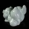 Animali di tè | Spot Blessing Blessing Pig Ceramic Ceramic Desktop arredamento Arritazione Arritazione Il tuo pezzo di porcellana può essere aperto