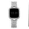 Wristwatches Trendy Fashion Steel Chain With Diamonds Ladies Watch Full Diamond Touch Screen LED Rhinestone Bracelet