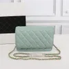 Tasarımcı Omuz Çantası Zinciri Mini Crossbody Yüksek Kaliteli Lambs Hanımlar Omuz Çantası Klasik Flep Akşam Çantası Moda Kadın Çanta Cep Telefon Çantası