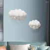장식용 판 구름 모양 벽 선반 장착 쇼케이스 인물 디스플레이 스탠드 인형 스토리지 홀더 홈 장식