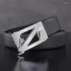 Belts Z Letter Black Designer Men High Quality Automatic Buckle Luxury Genuine Leather Waist Strap Ceinture Homme