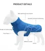 Vêtements de chien imperméable imperméable à capuche veste de pluie poncho vêtements de pluie pour animaux de compagnie avec bande réfléchissante pour toutes les tailles grandes vestes de chiots